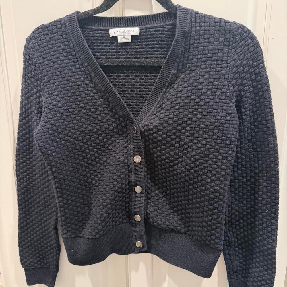 Liz Claiborne cardigan- black